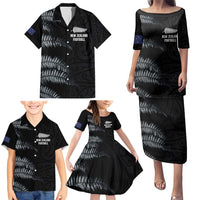 Custom New Zealand Football-Towards World Cup 2026 Family Matching Puletasi and Hawaiian Shirt LT03 - Polynesian Pride