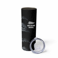 Custom New Zealand Football-Towards World Cup 2026 Skinny Tumbler LT03 - Polynesian Pride