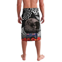 New Zealand and Cook Islands ANZAC Day Lavalava Gallipoli Lest We Forget Tatau Art Tribal and Maori Tattoo with Fern LT03 - Polynesian Pride