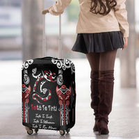Aotearoa Toitu Te Tiriti-Maori Taniwha Luggage Cover Toitu Te Whenua Toitu Te Reo Maori LT03 - Polynesian Pride