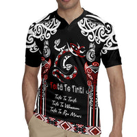 Aotearoa Toitu Te Tiriti-Maori Taniwha Rugby Jersey Toitu Te Whenua Toitu Te Reo Maori LT03 - Polynesian Pride