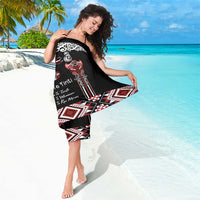 Aotearoa Toitu Te Tiriti-Maori Taniwha Sarong Toitu Te Whenua Toitu Te Reo Maori LT03 - Polynesian Pride