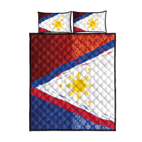 Philippines National Flag Day Quilt Bed Set Polynesian and Yakan Tattoo Brush Style LT03 - Polynesian Pride