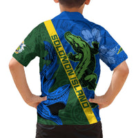 Solomon Island Crocodile and Shark Hawaiian Shirt Polynesian Pattern LT03 - Polynesian Pride
