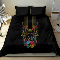 Philippines Kadayawan Festival Bedding Set Polynesian Tribal Art Barong Style