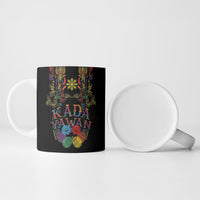 Philippines Kadayawan Festival Ceramic Mug Polynesian Tribal Art Barong Style