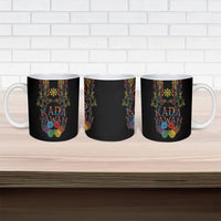 Philippines Kadayawan Festival Ceramic Mug Polynesian Tribal Art Barong Style