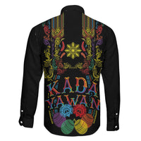Philippines Kadayawan Festival Family Matching Summer Maxi Dress and Hawaiian Shirt Polynesian Tribal Art Barong Style LT03 - Polynesian Pride