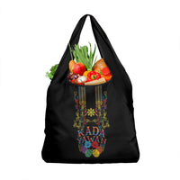Philippines Kadayawan Festival Grocery Bag Polynesian Tribal Art Barong Style