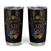 Philippines Kadayawan Festival Tumbler Cup Polynesian Tribal Art Barong Style