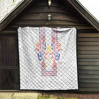 Philippines Barong Style Quilt Polynesian Kakau Art Tattoos with Tribal Filipino Sun