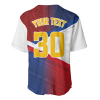 Philippines Basketball Custom Baseball Jersey Pilipinas Tribal Pattern