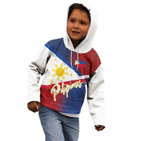 Philippines Basketball Custom Kid Hoodie Pilipinas Tribal Pattern