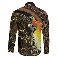 Papua New Guinea and Indonesia Batik Family Matching Summer Maxi Dress and Hawaiian Shirt Bird of Paradise with Tribal Batik Patterns LT03 - Polynesian Pride