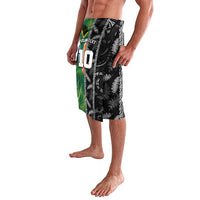 Custom Aotearoa South Africa Rugby Freedom Cup Lavalava Maori Silver Fern Art and Sporty Flag SA LT03 - Polynesian Pride