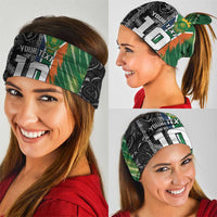 Custom Aotearoa South Africa Rugby Freedom Cup Neck Gaiter Maori Silver Fern Art and Sporty Flag SA LT03 - Polynesian Pride