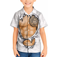 Samoan Tatau Kid Hawaiian Shirt Tattoo Reveal Effect