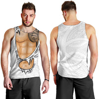 Samoan Tatau Men Tank Top Tattoo Reveal Effect