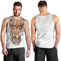 Hawaiian Kakau Men Tank Top Aquaman Tattoo Reveal Effect