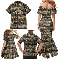 Pearl Harbor Remembrance Day Personalized Family Matching Mermaid Dress and Hawaiian Shirt Memories of December 7 with Red Poppy Lei LT03 - Polynesian Pride