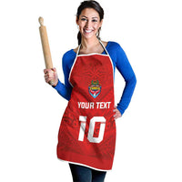Custom Mate Ma'a Tonga Rugby Apron Ngatu Tribal Motifs Sporty Style - Polynesian Pride
