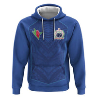 Custom Samoa Rugby Hoodie Tatau Tribal Motifs Sporty Style - Polynesian Pride