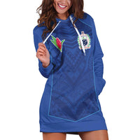 Custom Samoa Rugby Hoodie Dress Tatau Tribal Motifs Sporty Style - Polynesian Pride