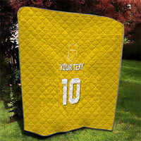 Custom Niue Rugby Quilt Hiapo Tribal Motifs Sporty Style - Polynesian Pride