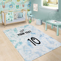 Custom New Zealand Football Area Rug The Whites-Aotearoa Inspired - Polynesian Pride