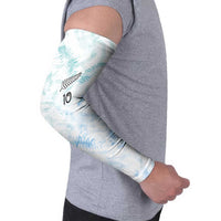 Custom New Zealand Football Arm Sleeves The Whites-Aotearoa Inspired - Polynesian Pride