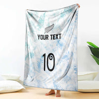 Custom New Zealand Football Blanket The Whites-Aotearoa Inspired - Polynesian Pride