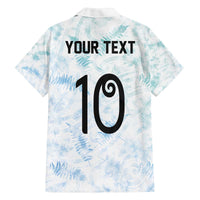 Custom New Zealand Football Family Matching Off The Shoulder Long Sleeve Dress and Hawaiian Shirt The Whites-Aotearoa Inspired - Polynesian Pride