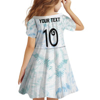 Custom New Zealand Football Family Matching Off Shoulder Short Dress and Hawaiian Shirt The Whites-Aotearoa Inspired LT03 - Polynesian Pride