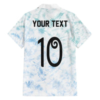 Custom New Zealand Football Family Matching Short Sleeve Bodycon Dress and Hawaiian Shirt The Whites-Aotearoa Inspired - Polynesian Pride