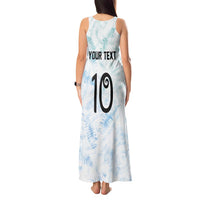 Custom New Zealand Football Tank Maxi Dress The Whites-Aotearoa Inspired - Polynesian Pride