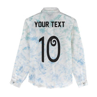 Custom New Zealand Football Women Casual Shirt The Whites-Aotearoa Inspired LT03 - Polynesian Pride