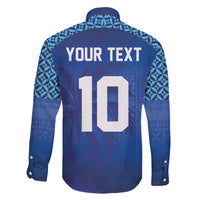 Custom Fiji Football-Towards World Cup 2026 Family Matching Off Shoulder Short Dress and Hawaiian Shirt LT03 - Polynesian Pride