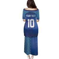 Custom Fiji Football-Towards World Cup 2026 Family Matching Puletasi and Hawaiian Shirt LT03 - Polynesian Pride