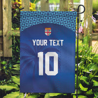 Custom Fiji Football-Towards World Cup 2026 Garden Flag LT03 Garden Flag Blue - Polynesian Pride