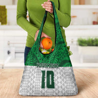 Custom Hawaii Volleyball-Kakau Motif Green Color Grocery Bag LT03 - Polynesian Pride