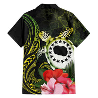 Kia Orana Cook Islands Family Matching Short Sleeve Bodycon Dress and Hawaiian Shirt Turtle and Hibiscus Polynesian Pattern LT03 - Polynesian Pride