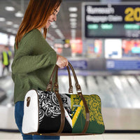 Aotearoa Australia Rugby Travel Bag Maori and Aboriginal Art Sporty Style - Polynesian Pride