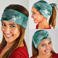 Personalised New Zealand Aotearoa Darts Masters Neck Gaiter Maori Art Tattoo with Tribal Dart Symbol Teal Color LT03 - Polynesian Pride
