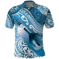 Personalised New Zealand Aotearoa Darts Masters Polo Shirt Maori Art Tattoo with Tribal Dart Symbol Blue LT03 Blue - Polynesian Pride