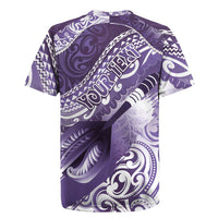 Personalised New Zealand Aotearoa Darts Masters Rugby Jersey Maori Art Tattoo with Tribal Dart Symbol Purple LT03 - Polynesian Pride