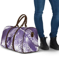 Personalised New Zealand Aotearoa Darts Masters Travel Bag Maori Art Tattoo with Tribal Dart Symbol Purple LT03 - Polynesian Pride