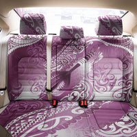 Personalised New Zealand Aotearoa Darts Masters Back Car Seat Cover Maori Art Tattoo with Tribal Dart Symbol Pink LT03 - Polynesian Pride