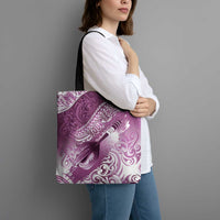 Personalised New Zealand Aotearoa Darts Masters Tote Bag Maori Art Tattoo with Tribal Dart Symbol Pink LT03 - Polynesian Pride