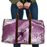 Personalised New Zealand Aotearoa Darts Masters Travel Bag Maori Art Tattoo with Tribal Dart Symbol Pink LT03 Pink - Polynesian Pride