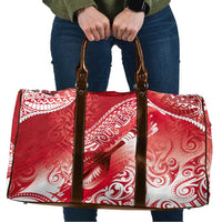 Personalised New Zealand Aotearoa Darts Masters Travel Bag Maori Art Tattoo with Tribal Dart Symbol Red LT03 Red - Polynesian Pride